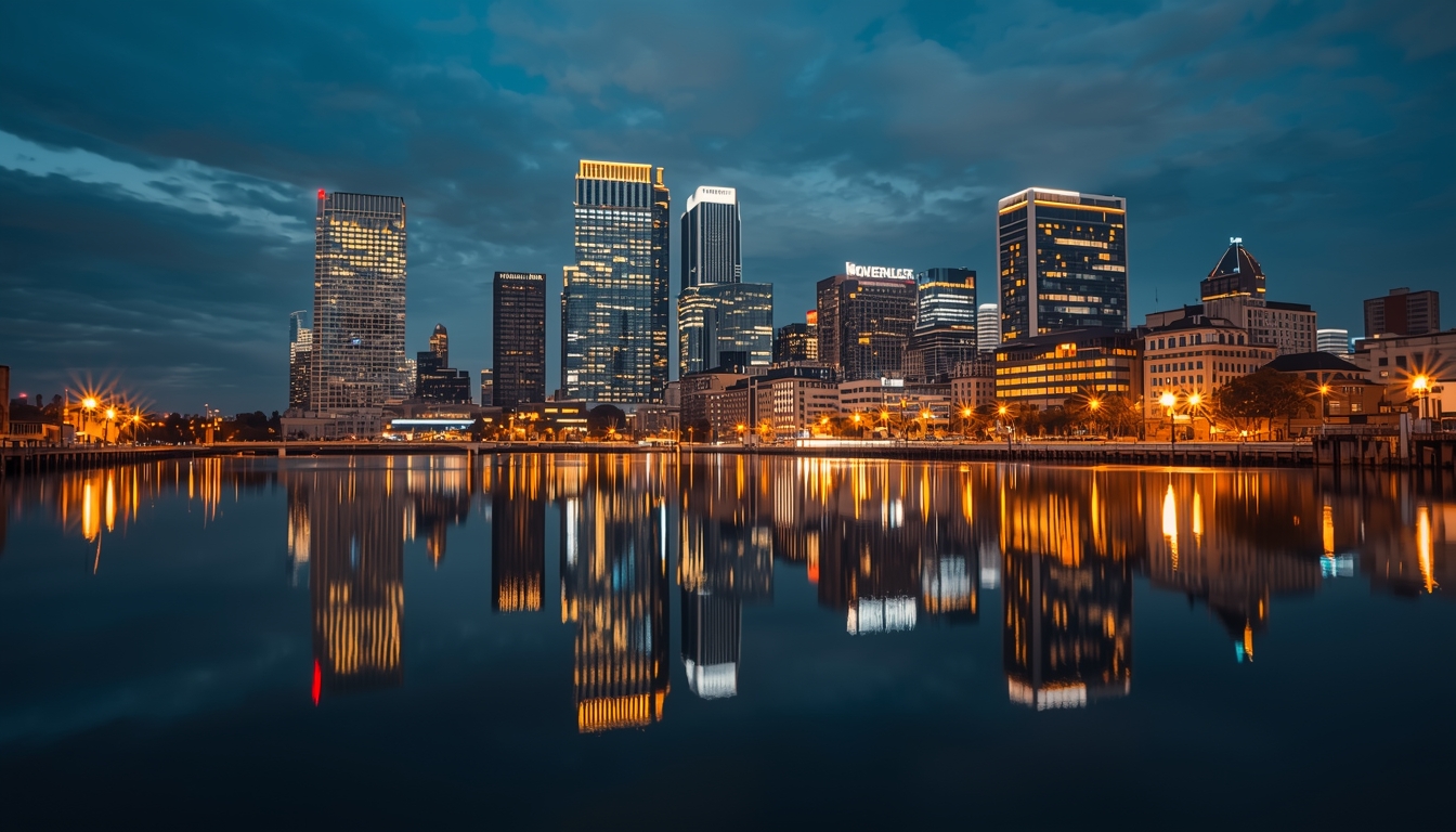 Shroxxenshor calm city reflection